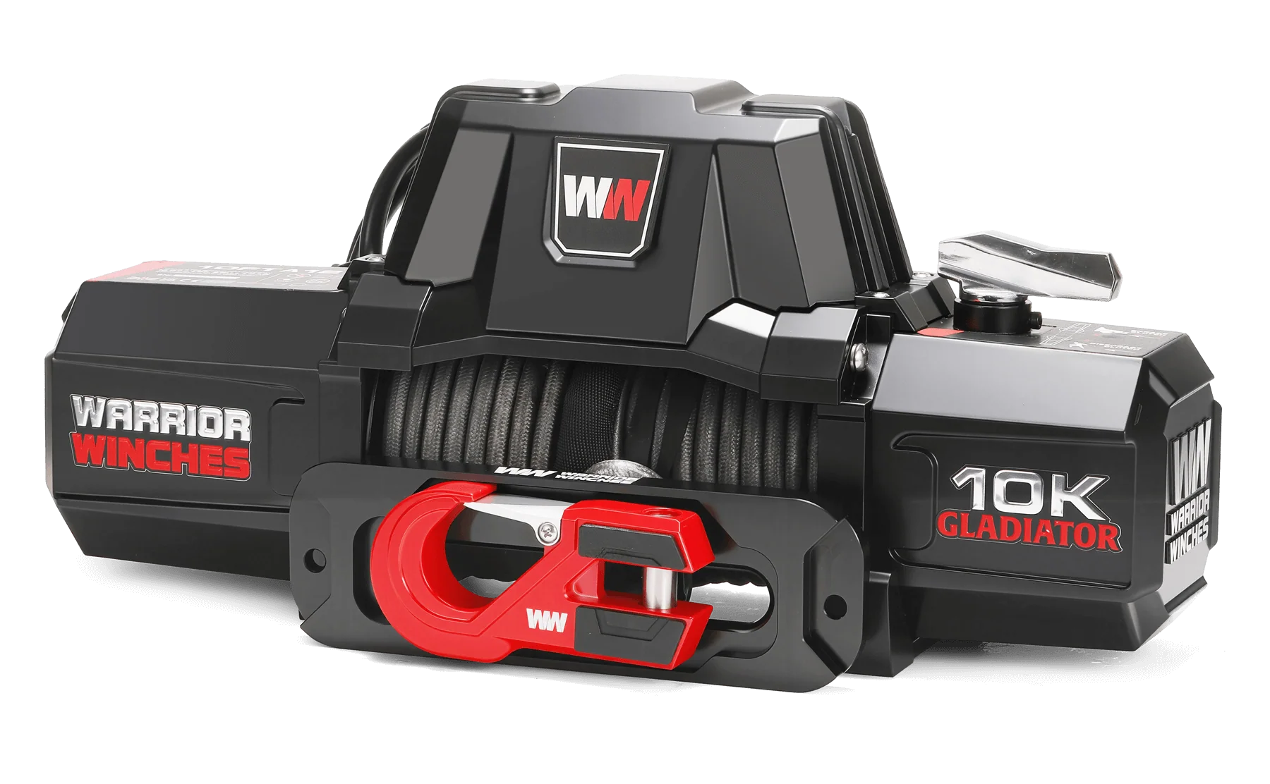 Gladiator V2 F-Type 10,000lb 12v Electric Winch - Synthetic Rope - Image 3