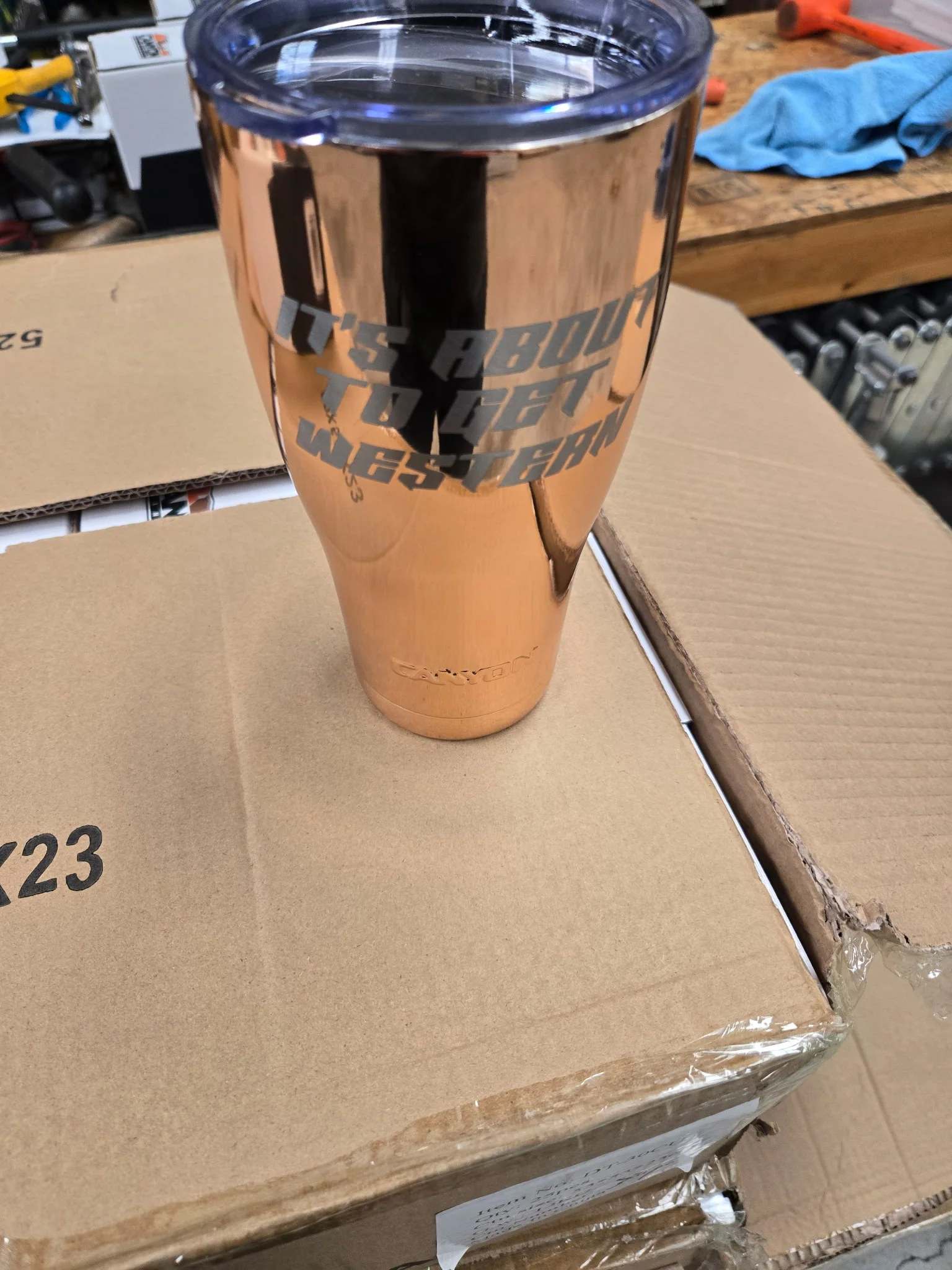 It’s About To Get Western 30oz Tumbler - Image 8